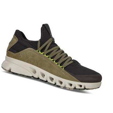 Men's Ecco Multi-vent Outdoor Sneakers Olive | SG 621HAP